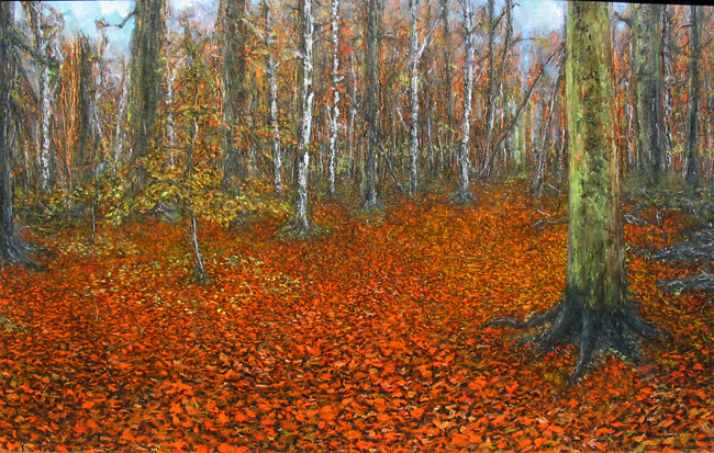 birch n leaves
